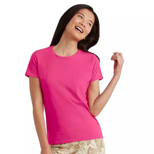 亞規柔棉修身女T恤-T恤團體服樣板
