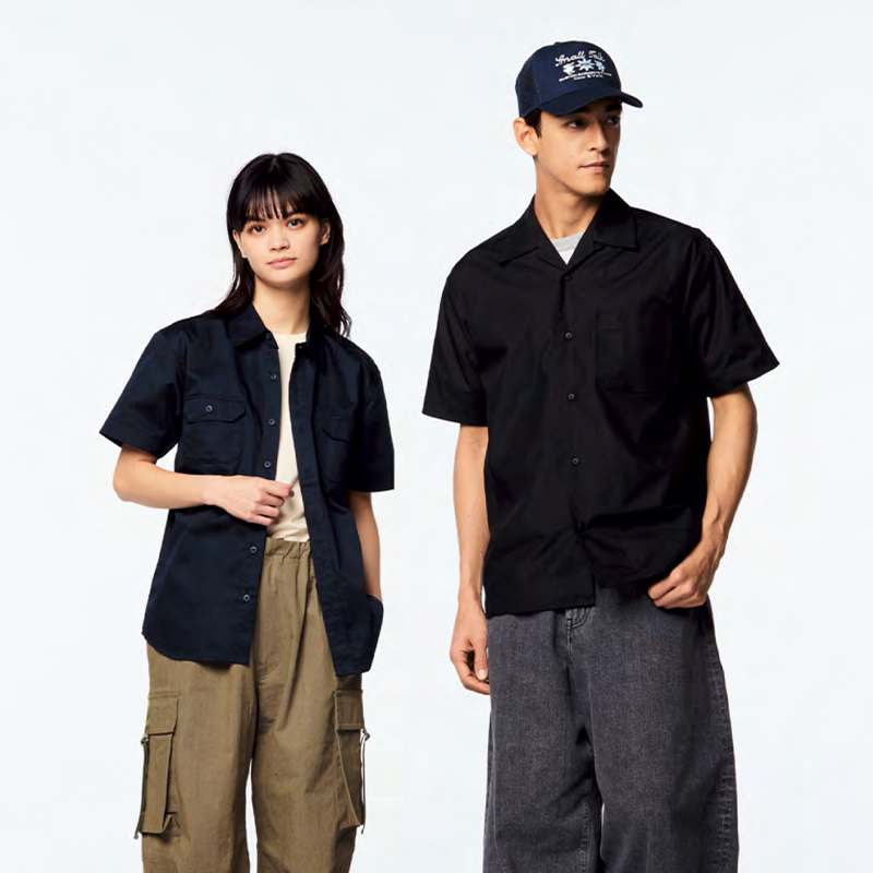 T/C 開襟口袋襯衫-休閒襯衫團體服樣板