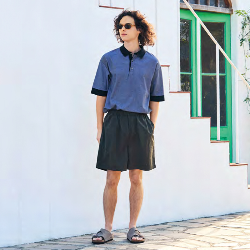 尼龍輕便短褲-休閒褲團體服樣板